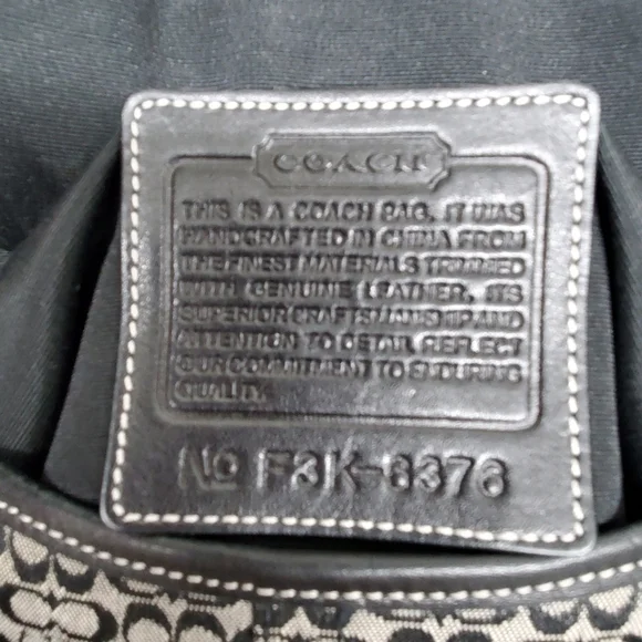 Coach black F3K-6376 Convertible Shoulder Bag Crossbody Purse Bag - Picture 7 of 16